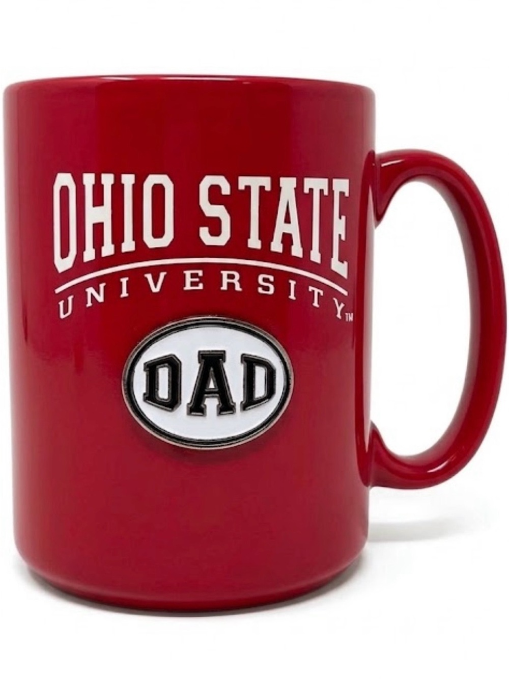 Ohio State University Buckeyes “Dad” Coffee Mug Red Holds 12 oz Brand New NWOT